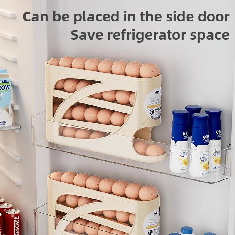 4 Layers Automatic Rolling Egg Holder