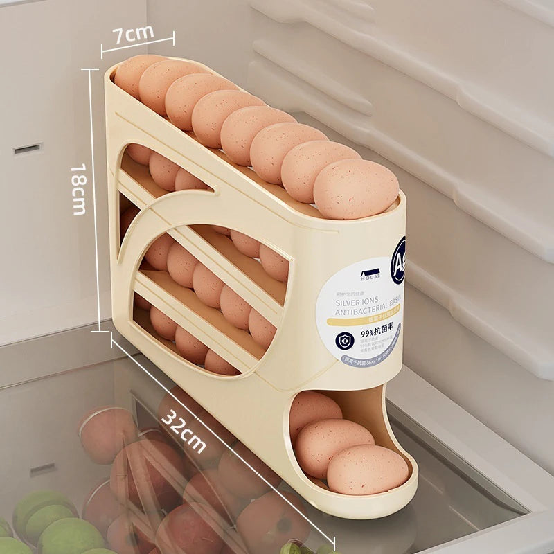 4 Layers Automatic Rolling Egg Holder
