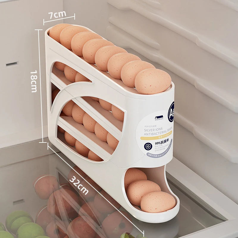 4 Layers Automatic Rolling Egg Holder