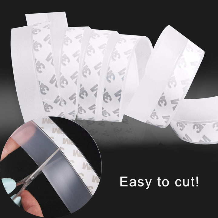 Silicone Weather Stripping Door Seal, Adhesive Door Draft Stopper for Gaps