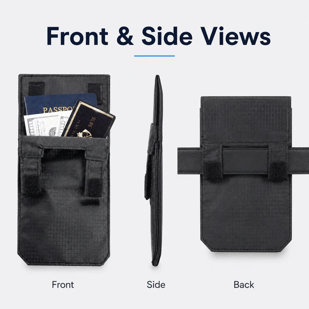 Anti Theft Belt Wallet