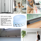 Silicone Weather Stripping Door Seal, Adhesive Door Draft Stopper for Gaps